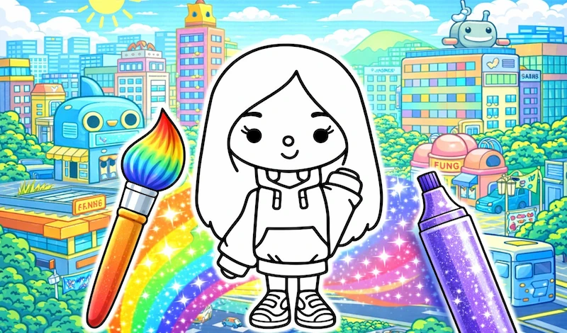 Toca Skins: Coloring