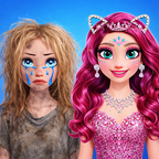 Rich vs Poor Girl: Dress Up & Makeover