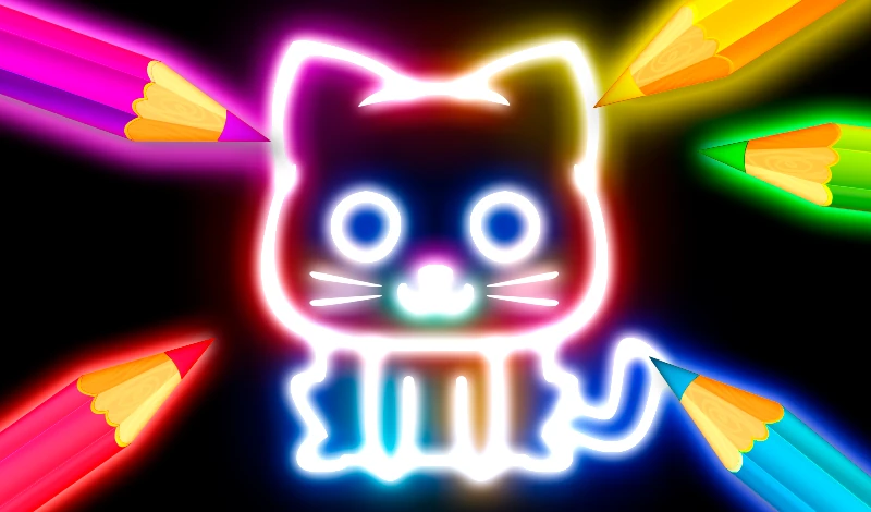 Just Draw: Neon Doodles