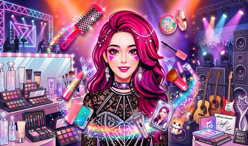 Korean Beauty Salon: K-pop & Anime