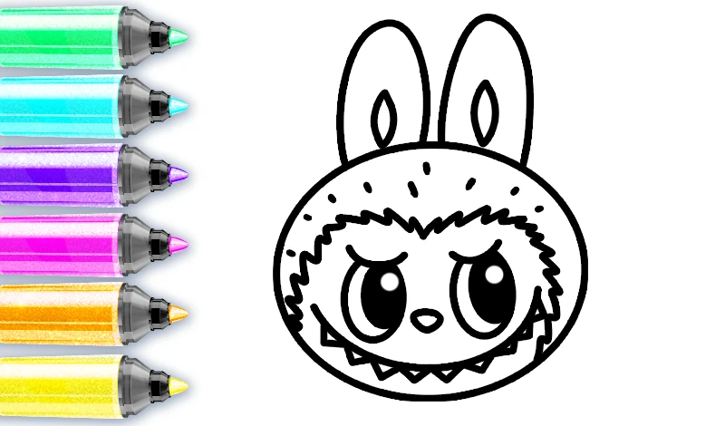 Labubu Coloring: Secret Monster