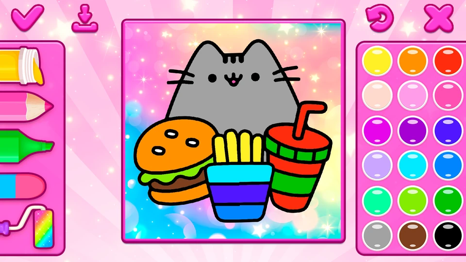 Раскраски котиков — 4