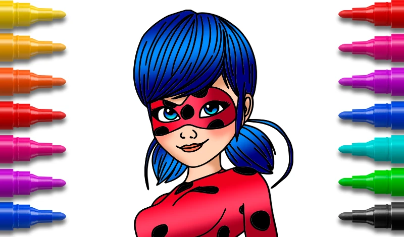 Ladybug Coloring for Kids
