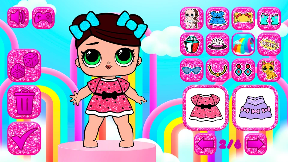 Одевалки ЛОЛ: Игра в Куклы — 6